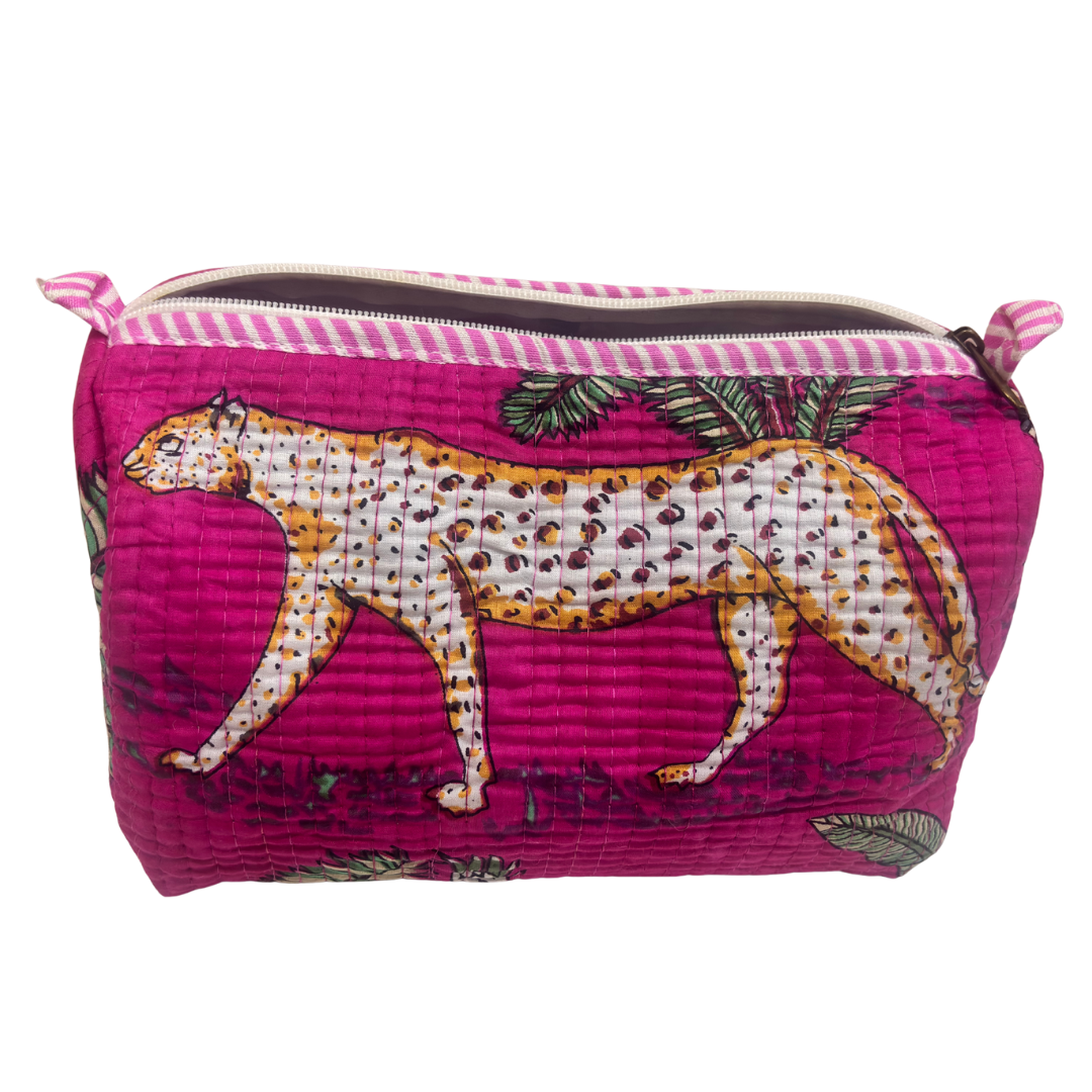 The Alfred Edition Multipurpose Travel Organizers:- Premium Handcrafted Waterproof Quilted Cotton Beauty/Travel Organizer Bag for Men & Women