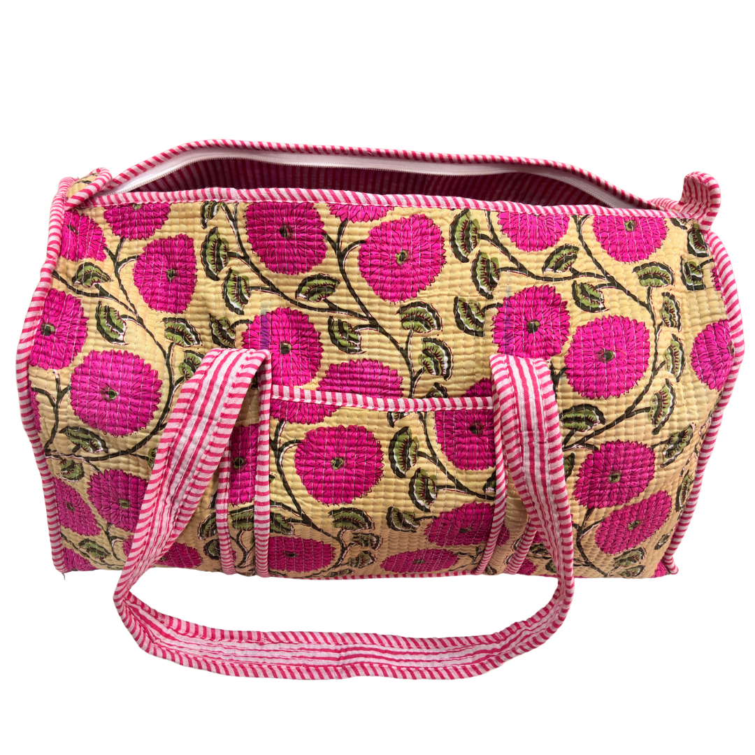 The Pushkar Balloon Quilted Heritage Duffle - Travel Ready Collection