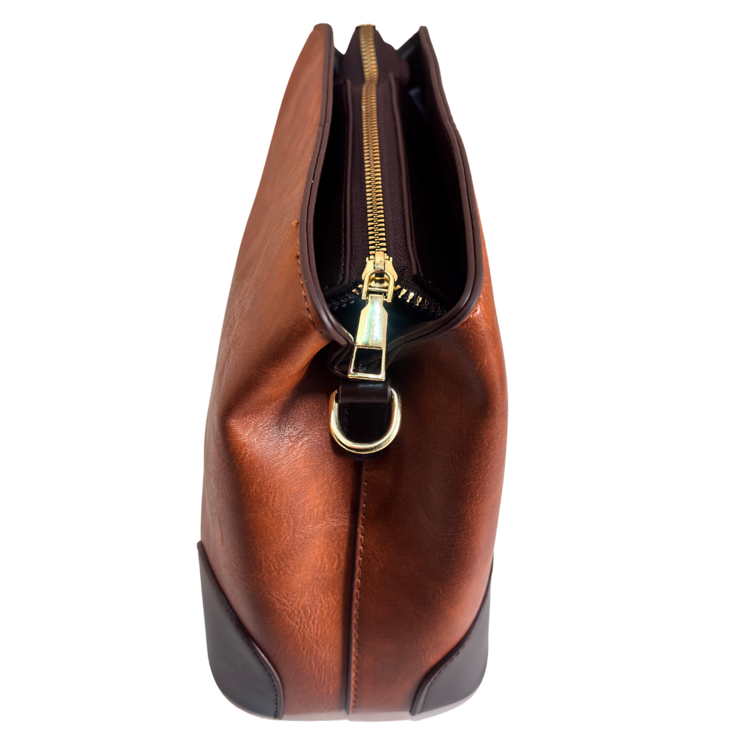 The House of RajPadmini Amber Fort Gajraj Edition | Embossed Elephant Medallion Handbag with Convertible Strap