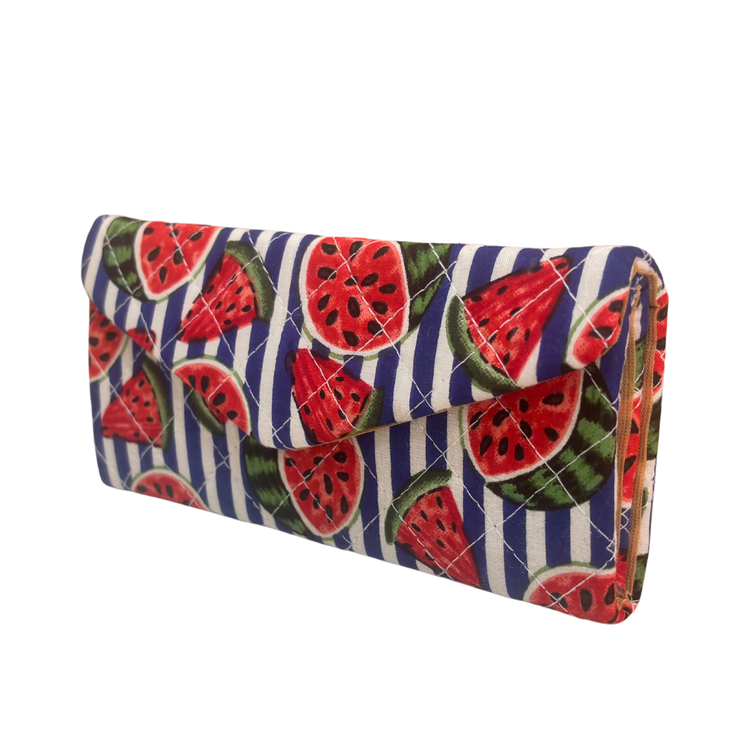 The House of RajPadmini Foldable Cotton Sunglass Case with Magnetic Closure
