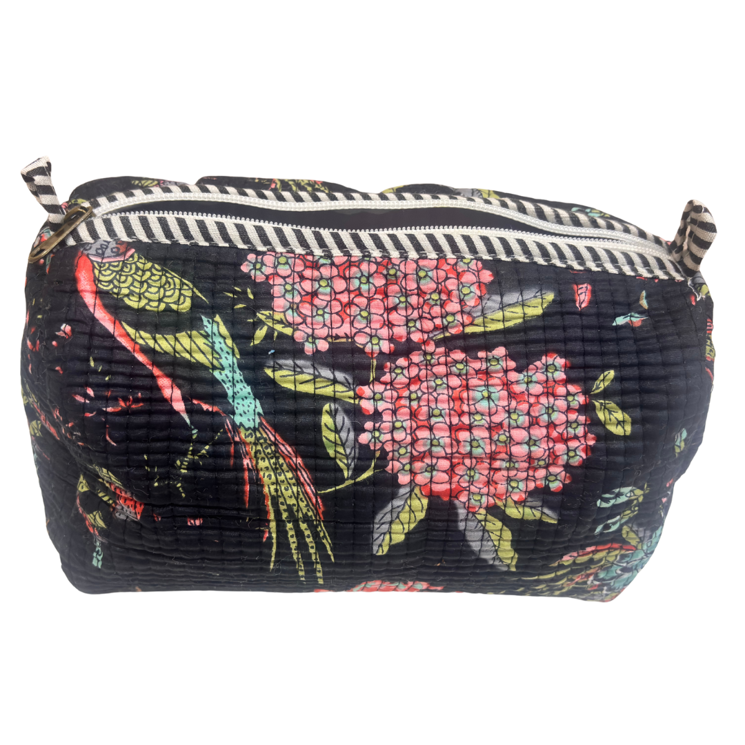 The Alfred Edition Multipurpose Travel Organizers:- Premium Handcrafted Waterproof Quilted Cotton Beauty/Travel Organizer Bag for Men & Women