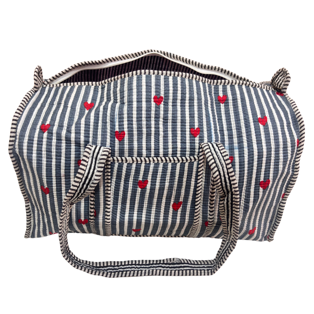 The Pushkar Balloon Quilted Heritage Duffle - Travel Ready Collection