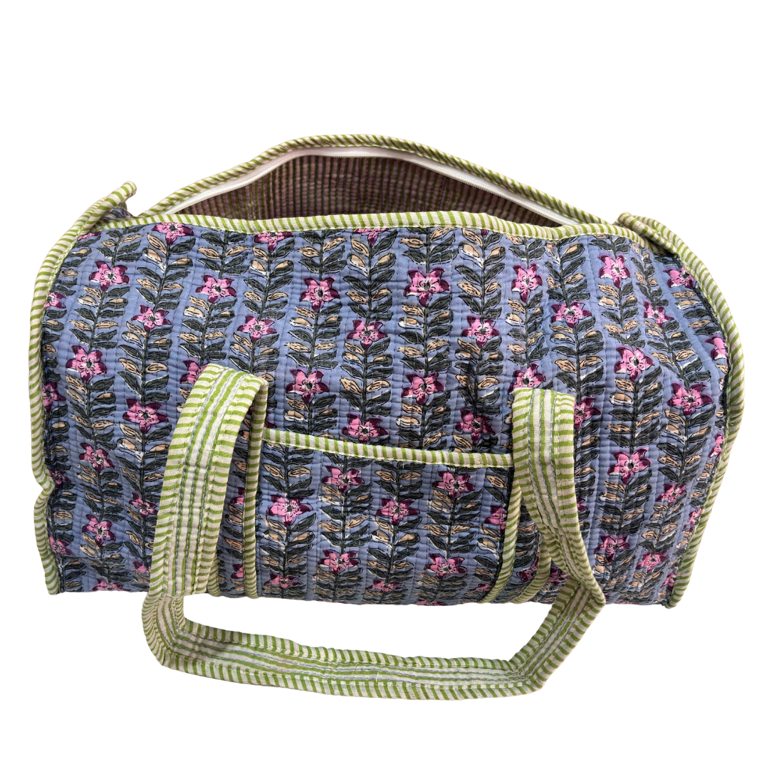 The Pushkar Balloon Quilted Heritage Duffle - Travel Ready Collection