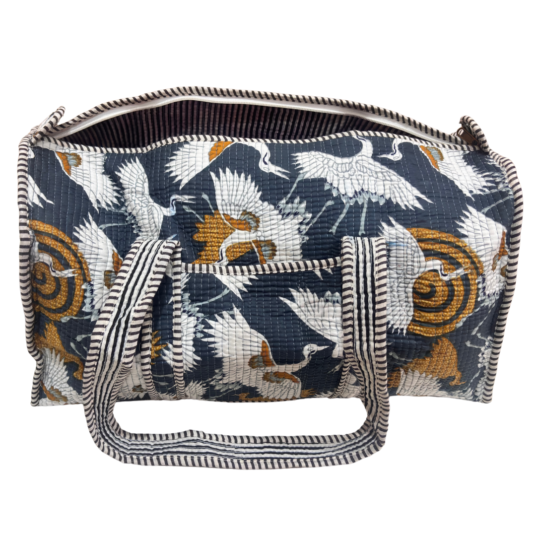 The Pushkar Balloon Quilted Heritage Duffle - Travel Ready Collection