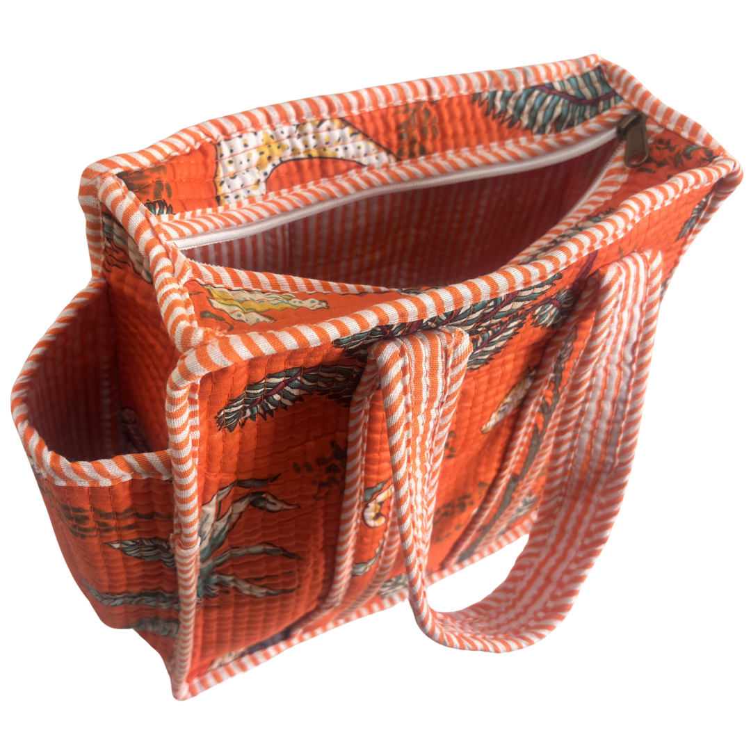 RajPadmini Handcrafted Mini Quilted Bag - Chhoti Zaroorat Collection