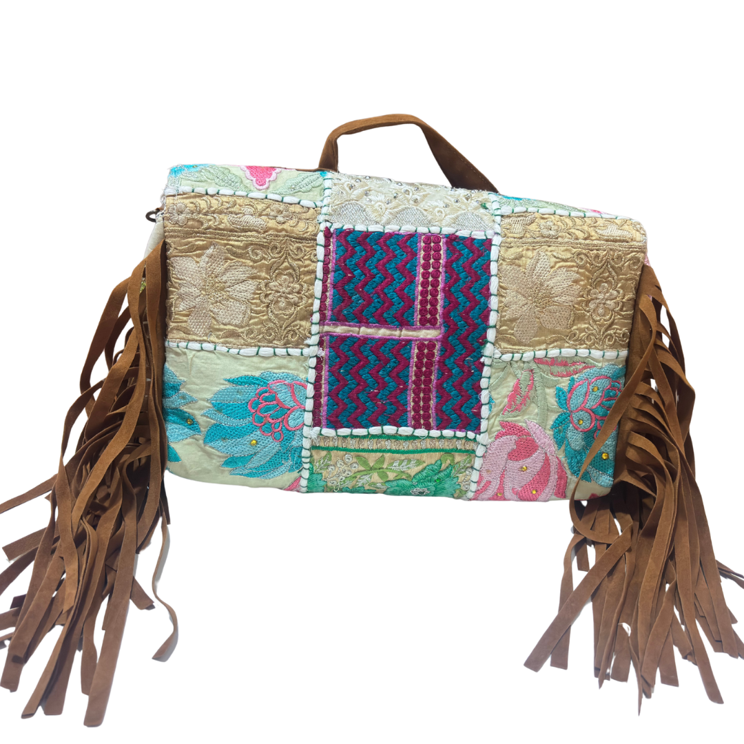 The House of RajPadmini Handmade Banjara Crossbody Bag