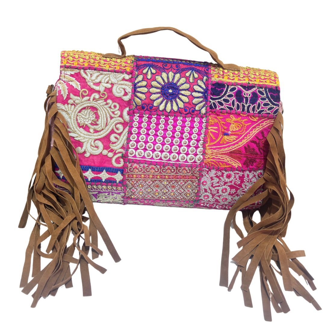 The House of RajPadmini Handmade Banjara Crossbody Bag
