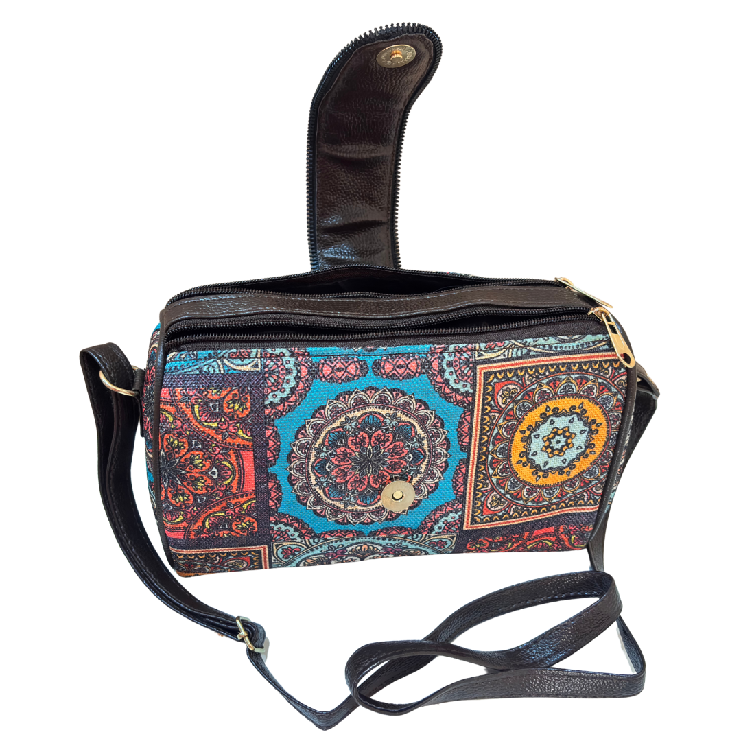 The House of RajPadmini Printed Crossbody Sling Bag
