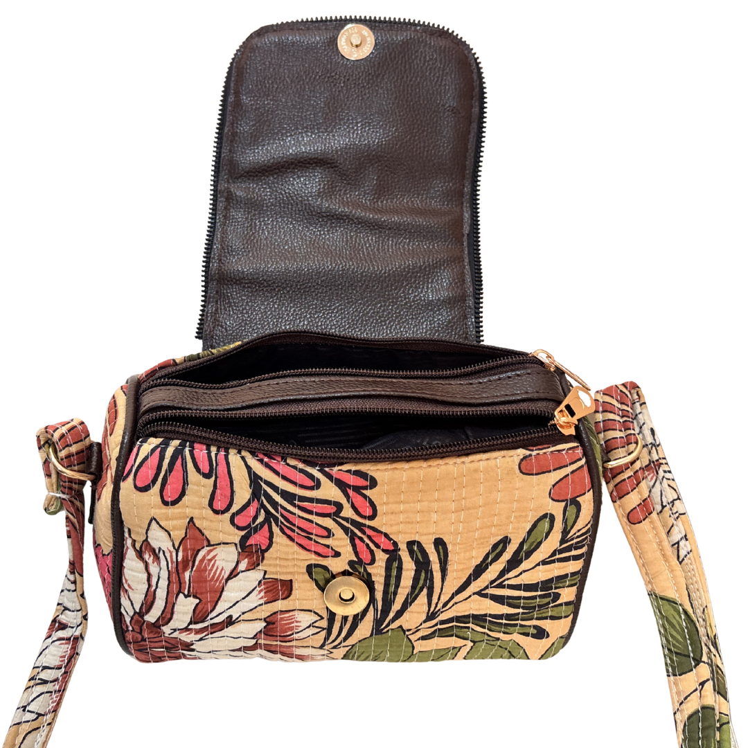 RajPadmini Handcrafted Quilted Cotton Sling Bag