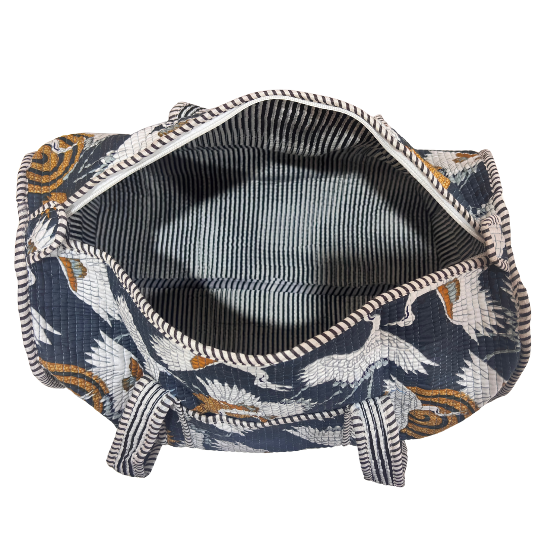 The Pushkar Balloon Quilted Heritage Duffle - Travel Ready Collection