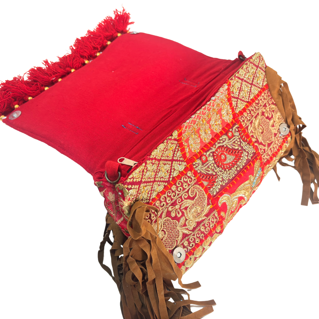 The House of RajPadmini Handmade Banjara Crossbody Bag