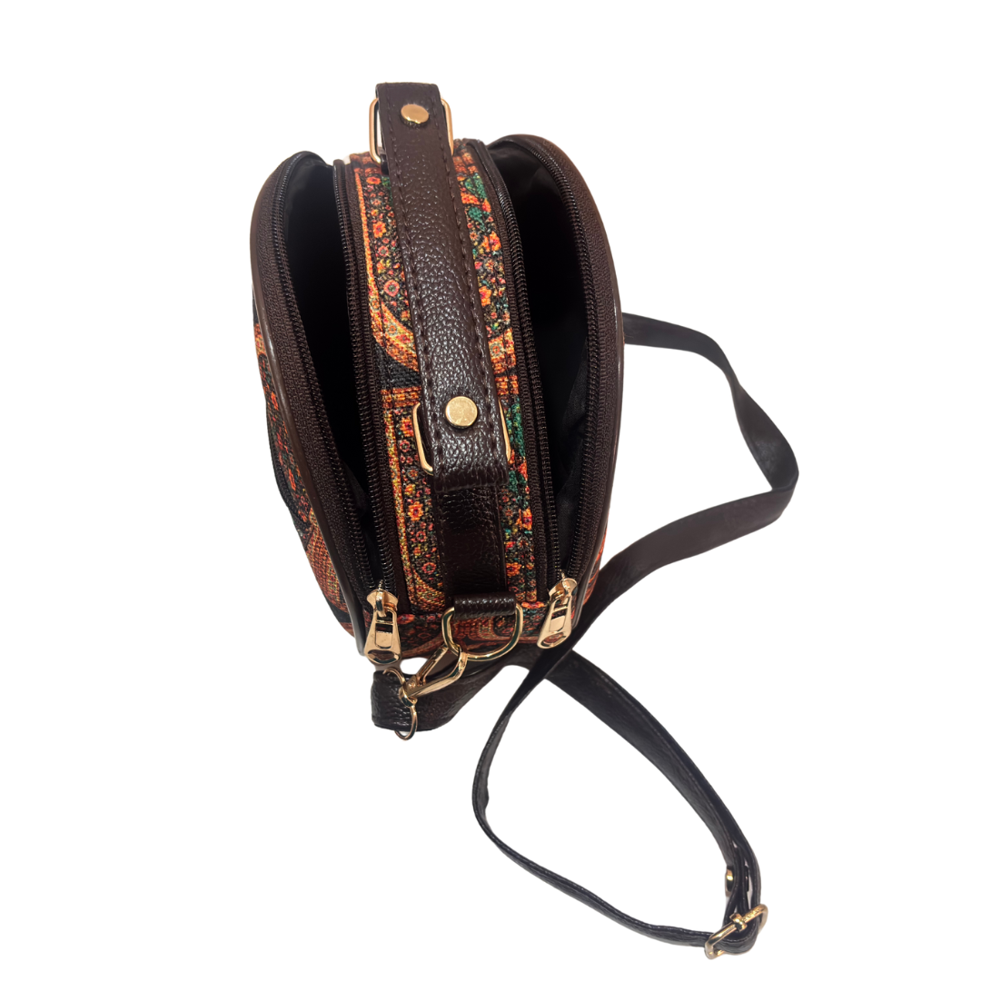 The House of RajPadmini Round Crossbody Sling Bag