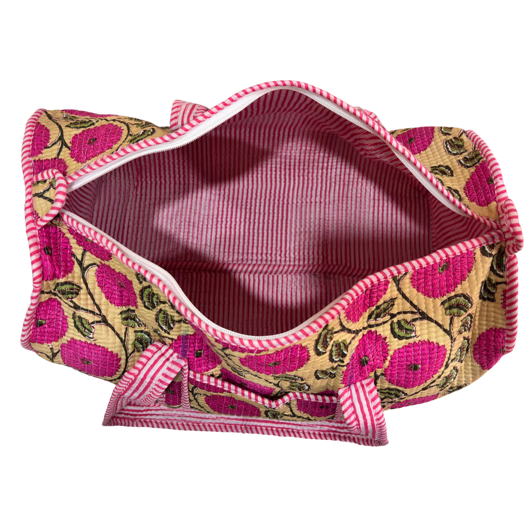 The Pushkar Balloon Quilted Heritage Duffle - Travel Ready Collection