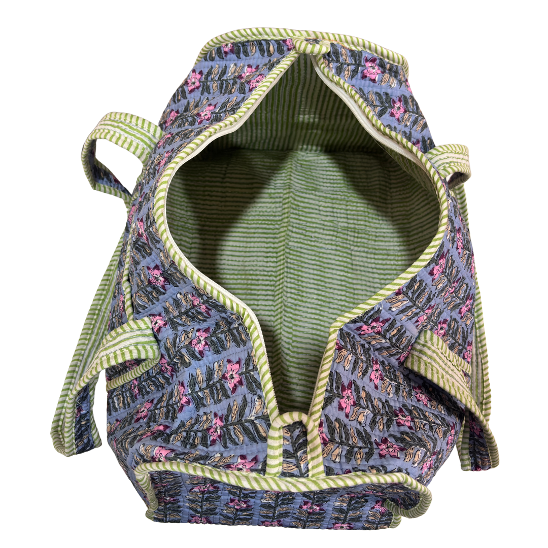 The Pushkar Balloon Quilted Heritage Duffle - Travel Ready Collection