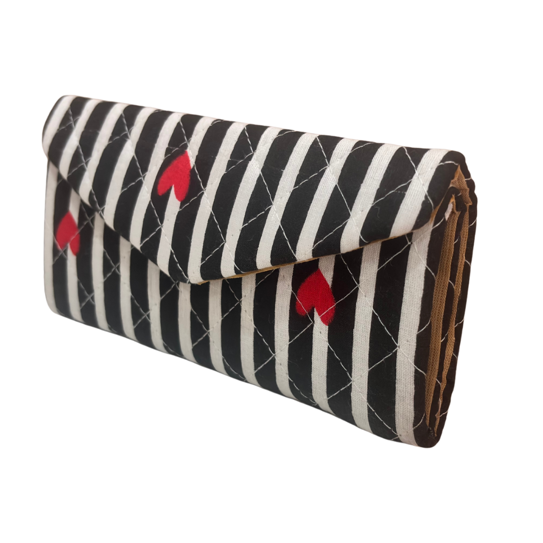 The House of RajPadmini Foldable Cotton Sunglass Case with Magnetic Closure