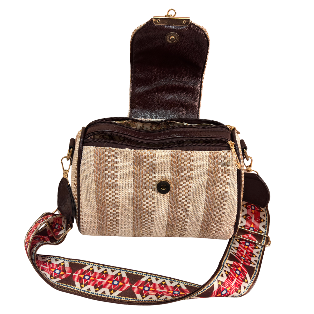 Maharani Jute Sling Bag for Women | Crossbody Bag for Saree, Kurta & Festive Wear | The House of RajPadmini