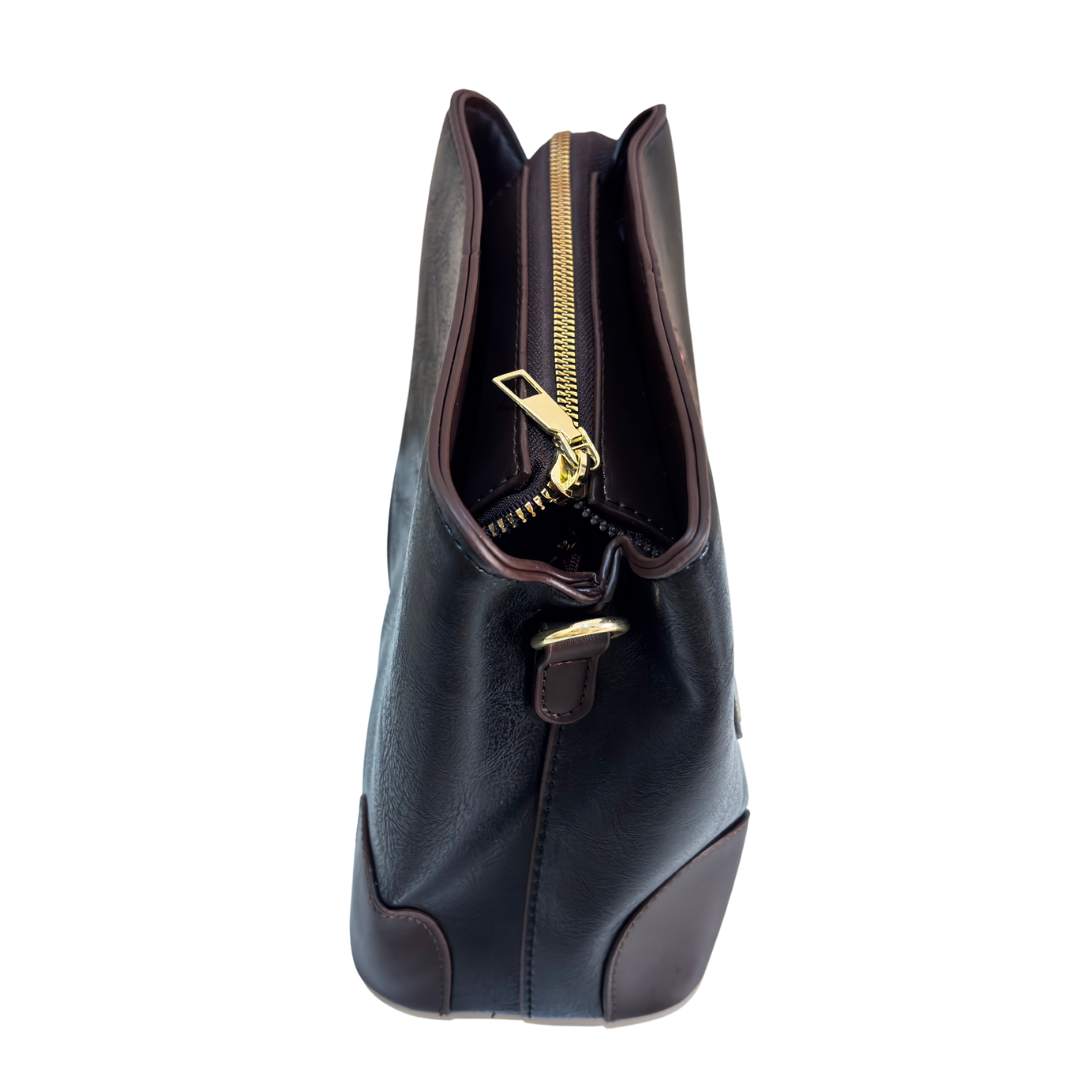 Handcrafted Elephant Design Handbag Convertible Crossbody Bag