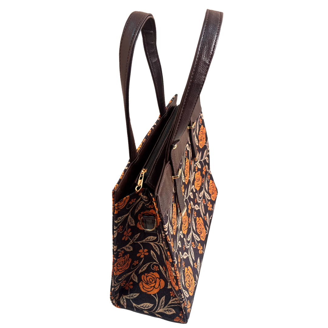 The Royal Rajwada Edition:- Women's Multicolor Handbag convertible Sling with complimentary Pouch
