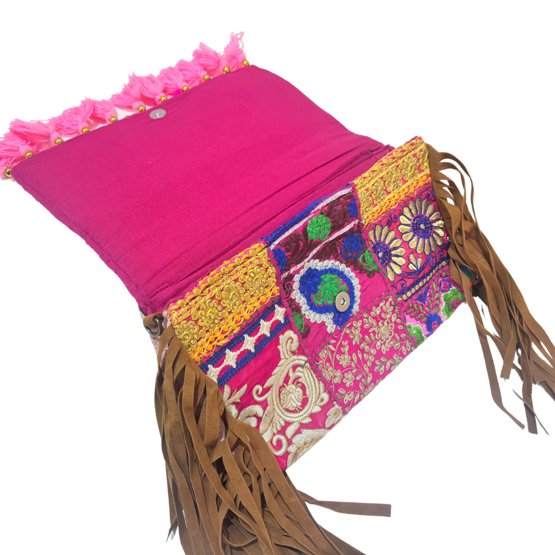 The House of RajPadmini Handmade Banjara Crossbody Bag