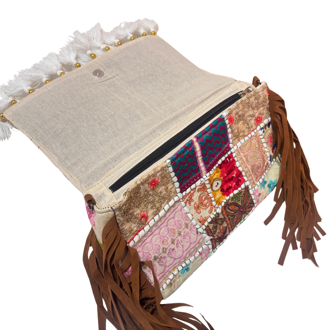 The House of RajPadmini Handmade Banjara Crossbody Bag