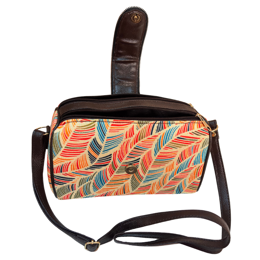 The House of RajPadmini Printed Crossbody Sling Bag