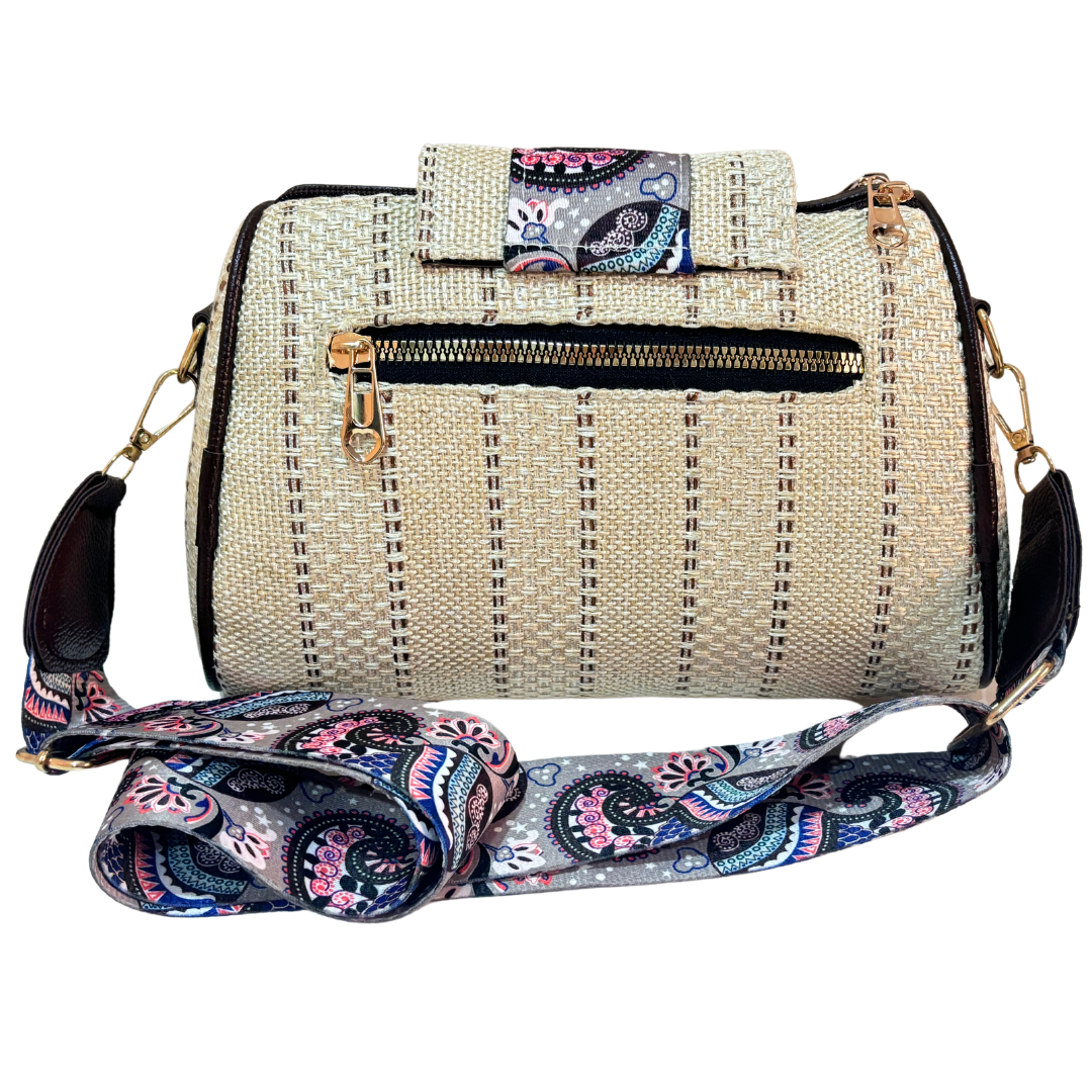 Maharani Jute Sling Bag for Women | Crossbody Bag for Saree, Kurta & Festive Wear | The House of RajPadmini