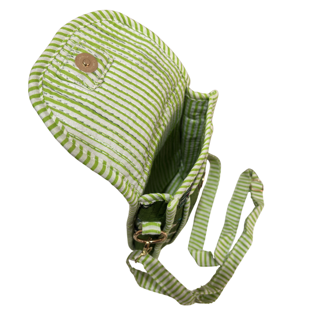 Quilted Cotton Mobile Sling Bag | The House of RajPadmini