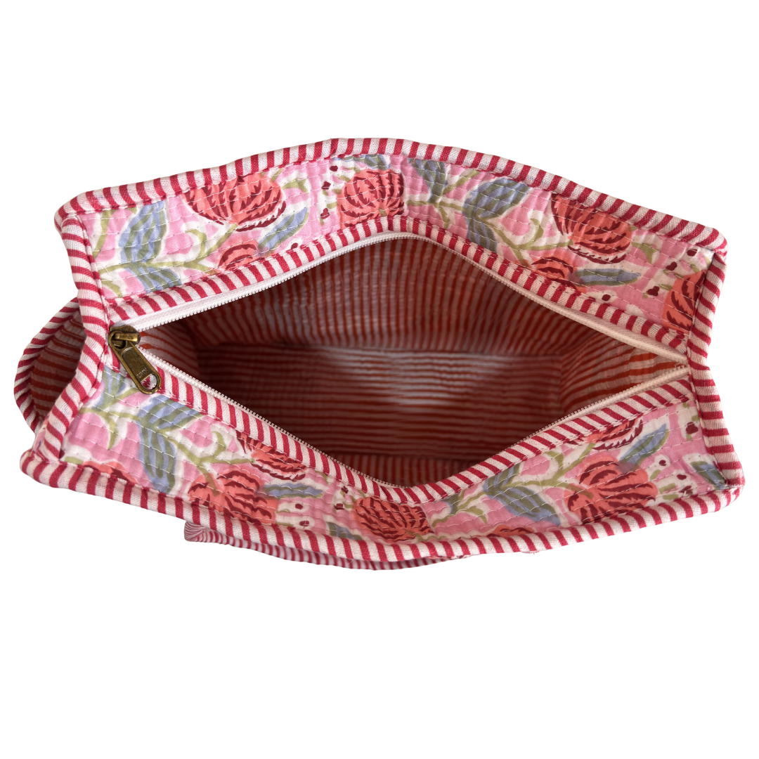 RajPadmini Handcrafted Quilted Cotton Ghar Se Mandir Edition - Tiffin & Pooja Carrier Collection