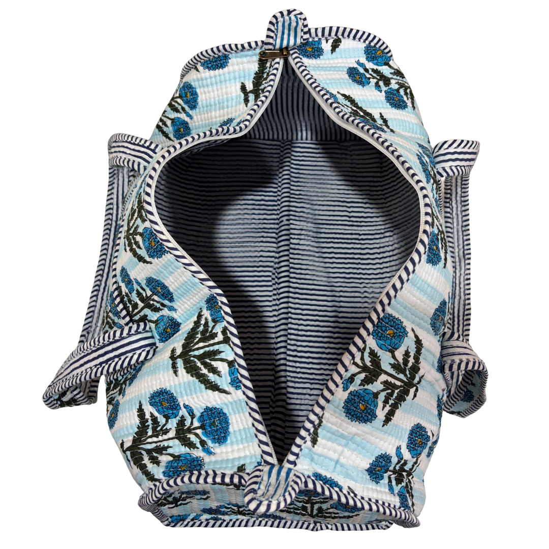 The Pushkar Balloon Quilted Heritage Duffle - Travel Ready Collection