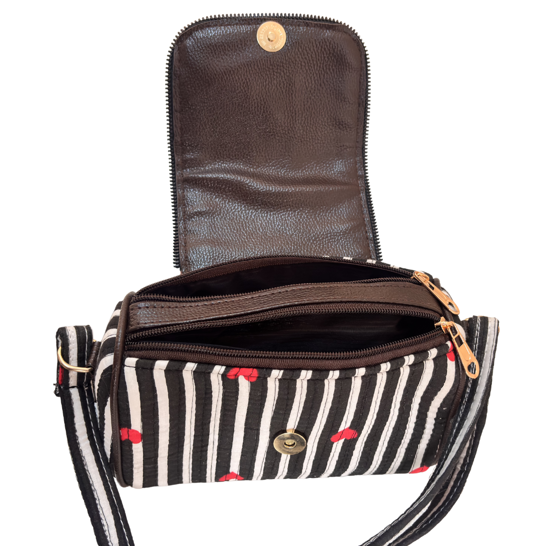 RajPadmini Handcrafted Quilted Cotton Sling Bag