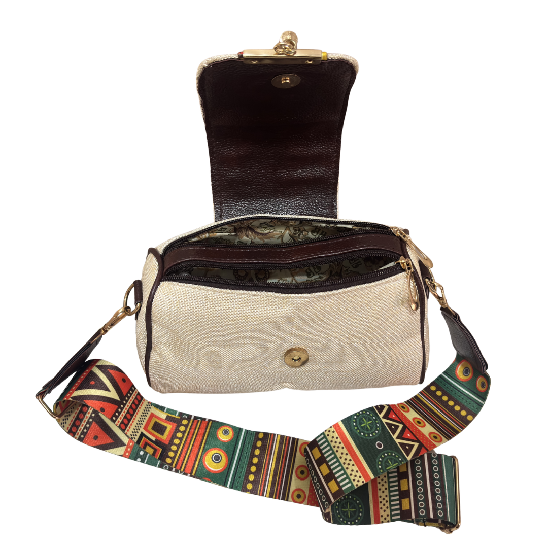 Maharani Jute Sling Bag for Women | Crossbody Bag for Saree, Kurta & Festive Wear | The House of RajPadmini