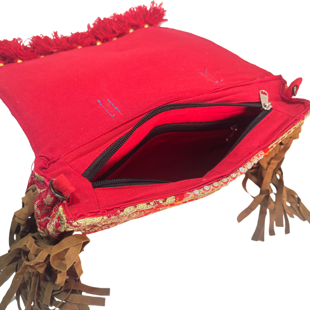 The House of RajPadmini Handmade Banjara Crossbody Bag