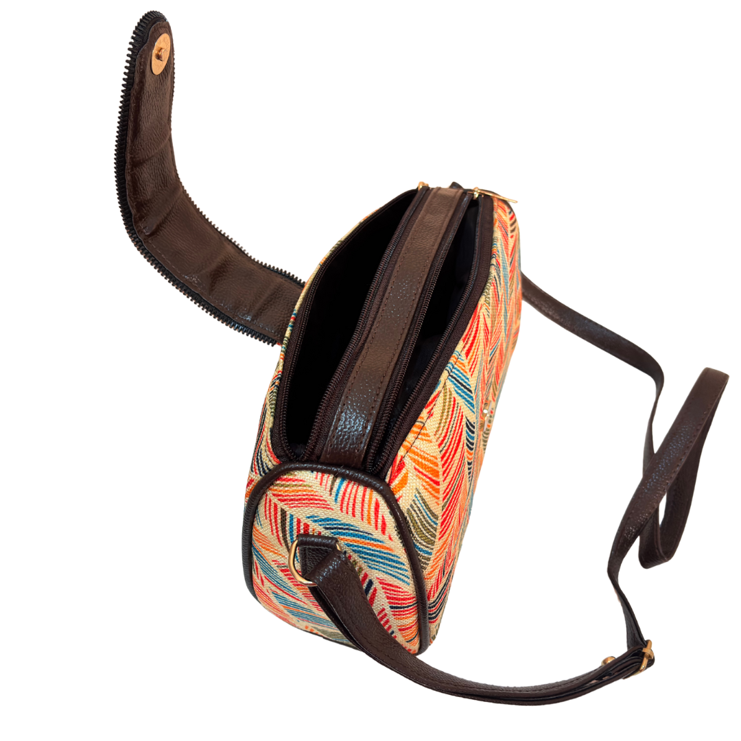 The House of RajPadmini Printed Crossbody Sling Bag