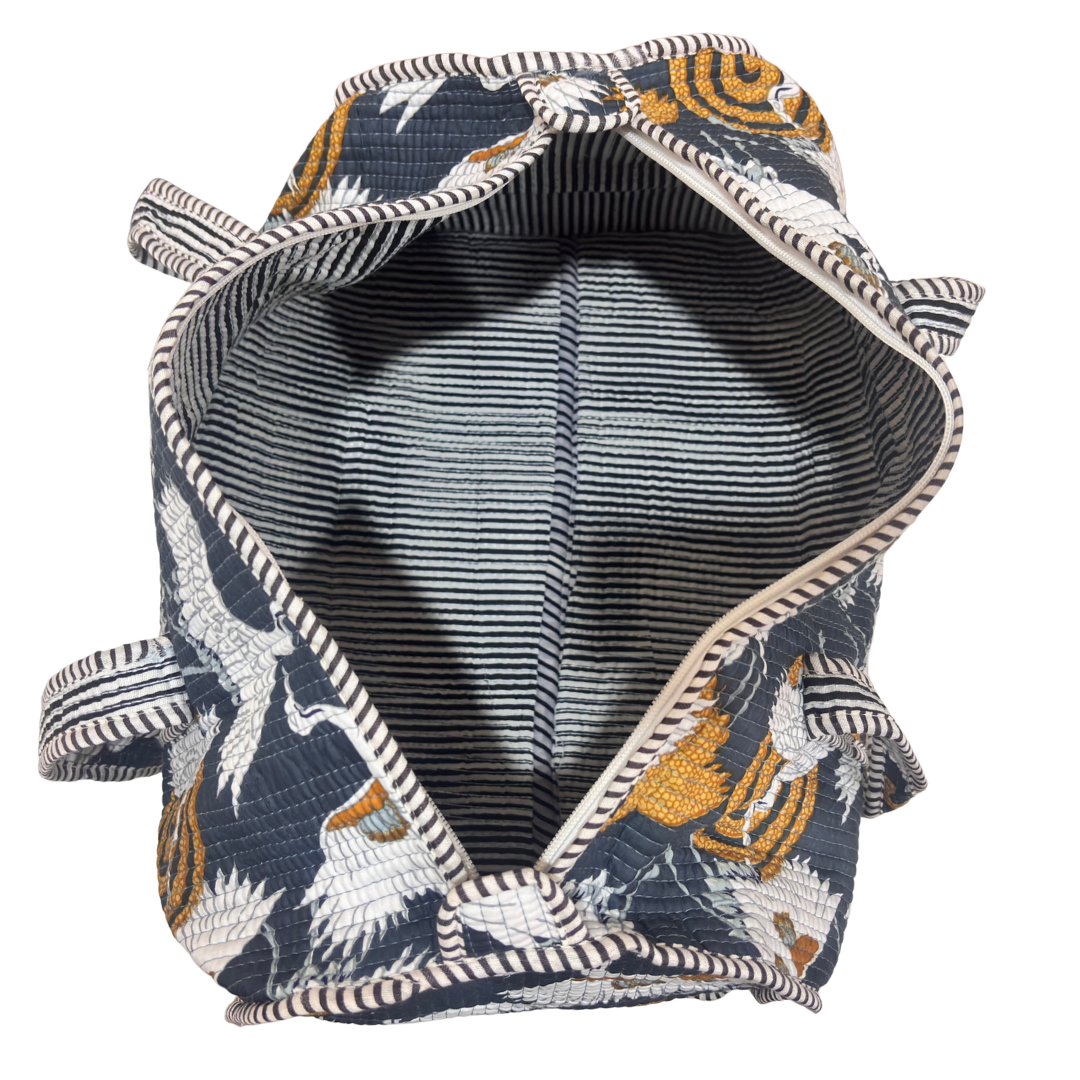 The Pushkar Balloon Quilted Heritage Duffle - Travel Ready Collection
