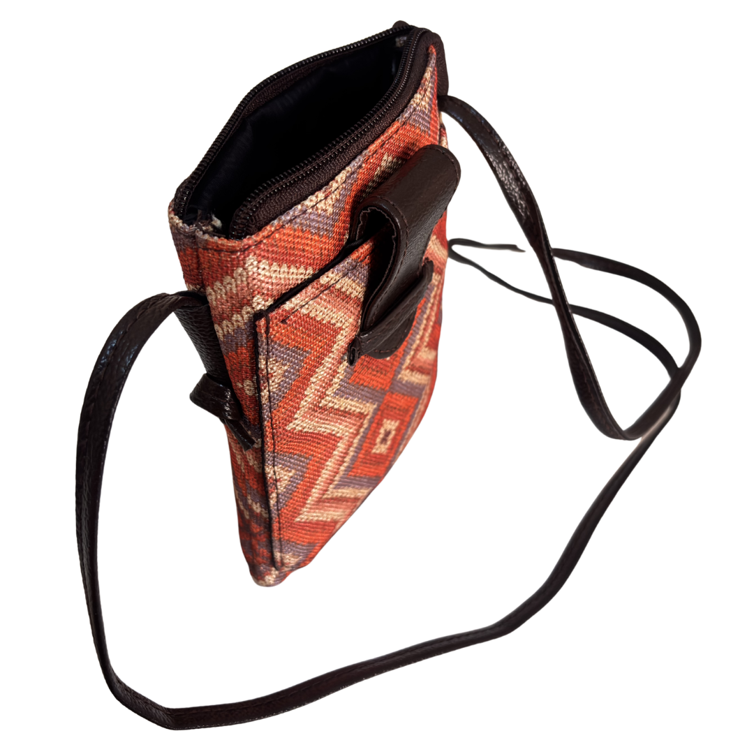 Mobile Sling Bag for Women | Printed Crossbody Phone Bag for Travel & Daily Use | The House of RajPadmini