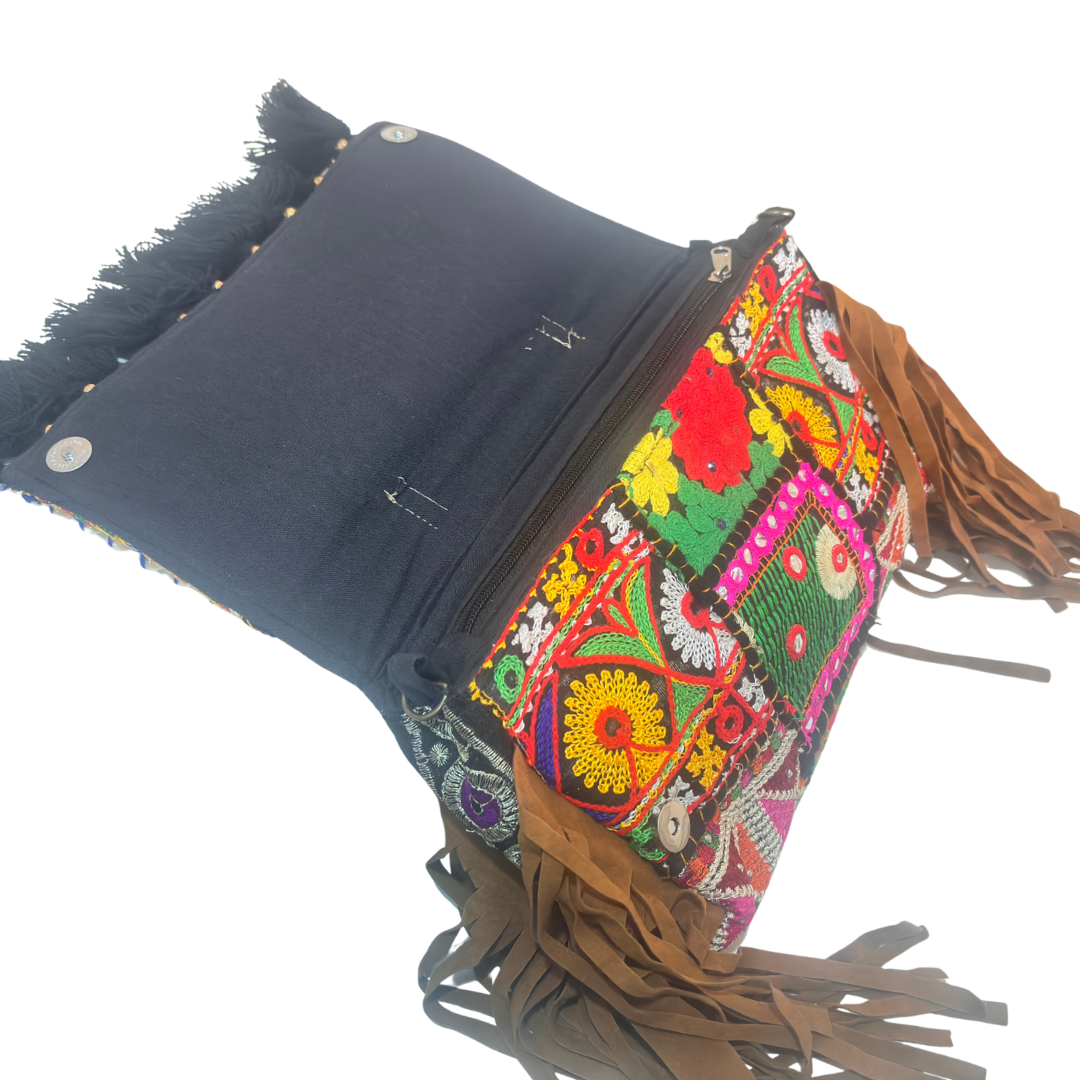 The House of RajPadmini Handmade Banjara Crossbody Bag