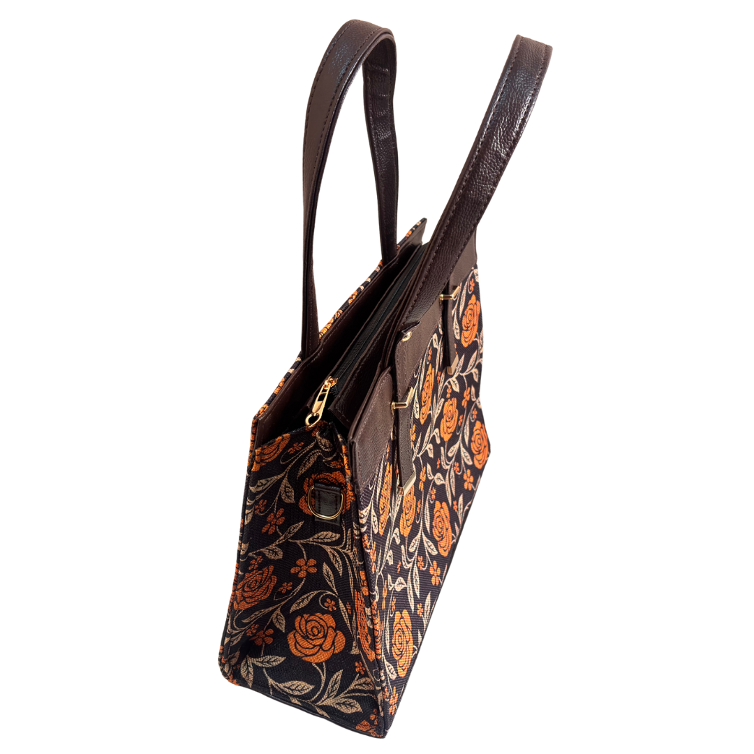 The Royal Rajwada Edition:- Women's Multicolor Handbag convertible Sling with complimentary Pouch
