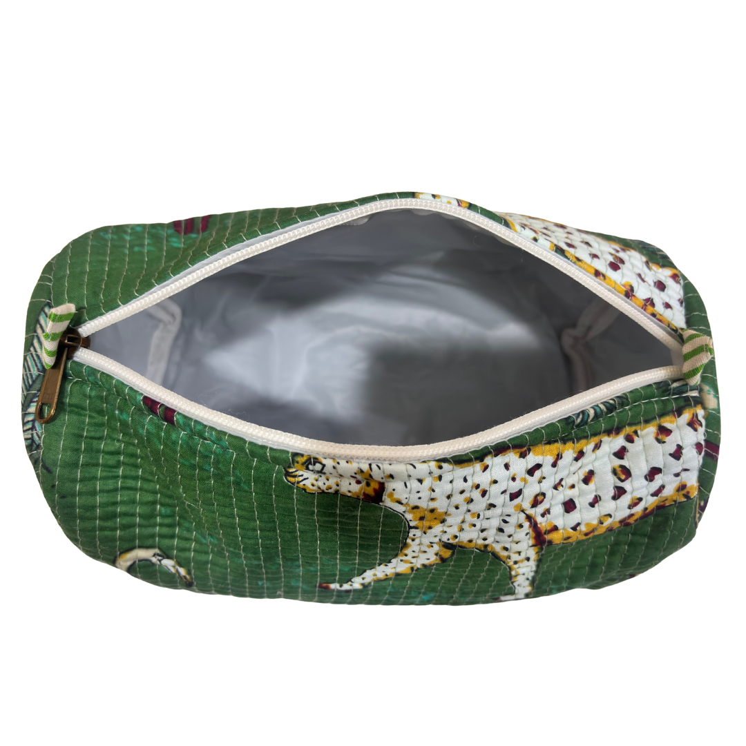 The Alfred Edition Multipurpose Travel Organizers:- Premium Handcrafted Waterproof Quilted Cotton Beauty/Travel Organizer Bag for Men & Women