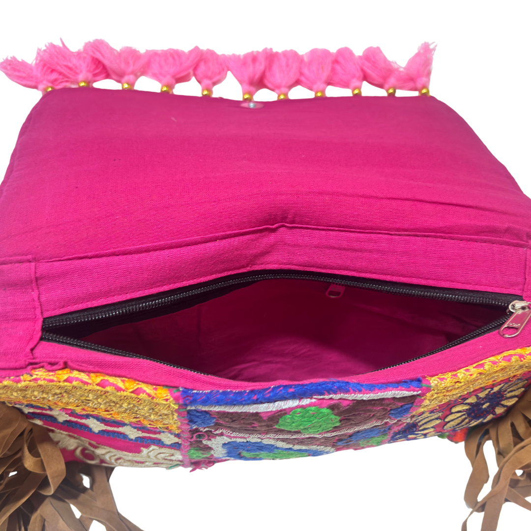 The House of RajPadmini Handmade Banjara Crossbody Bag