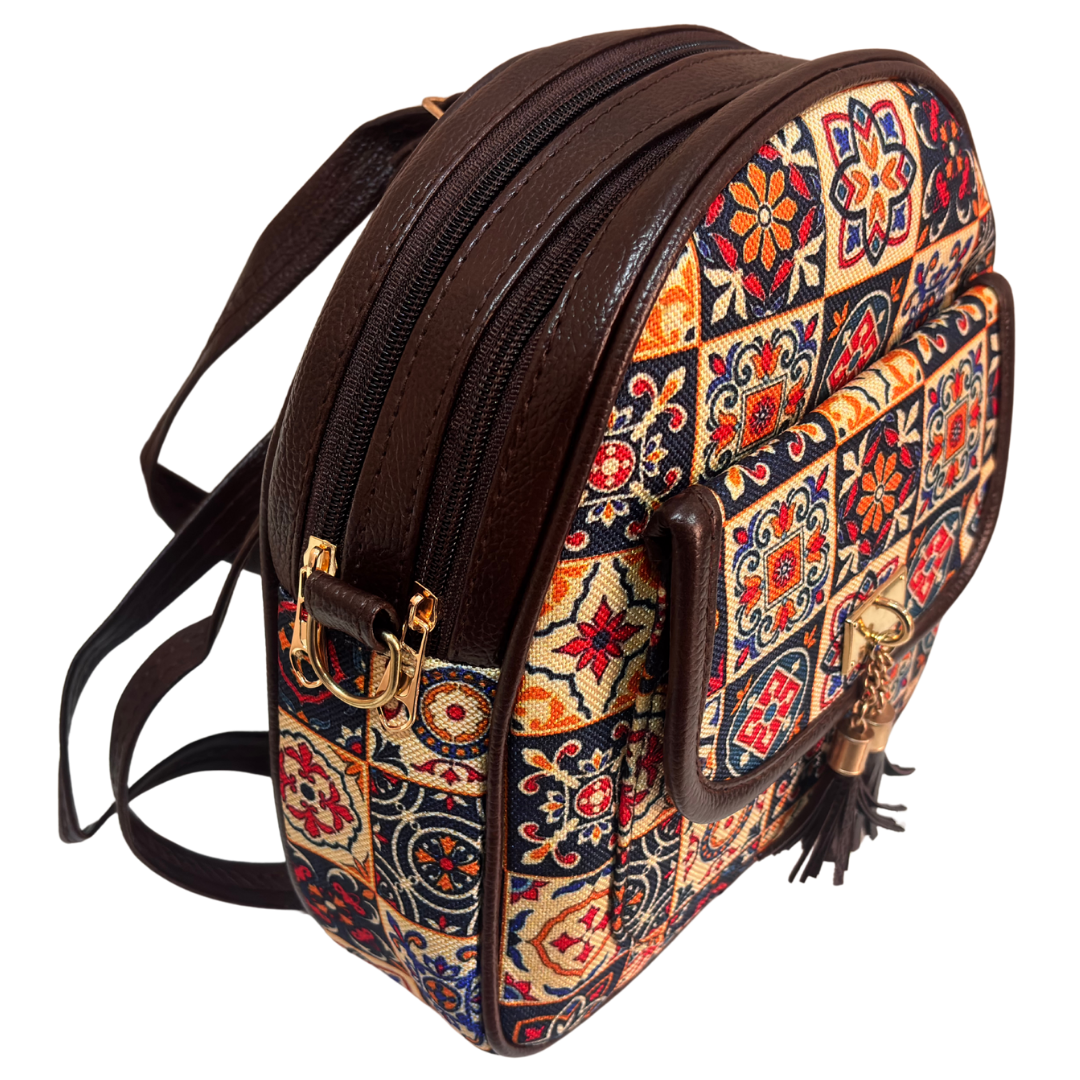 The Harkara Messenger Backpack Convertible Sling - Palace Runner Collection