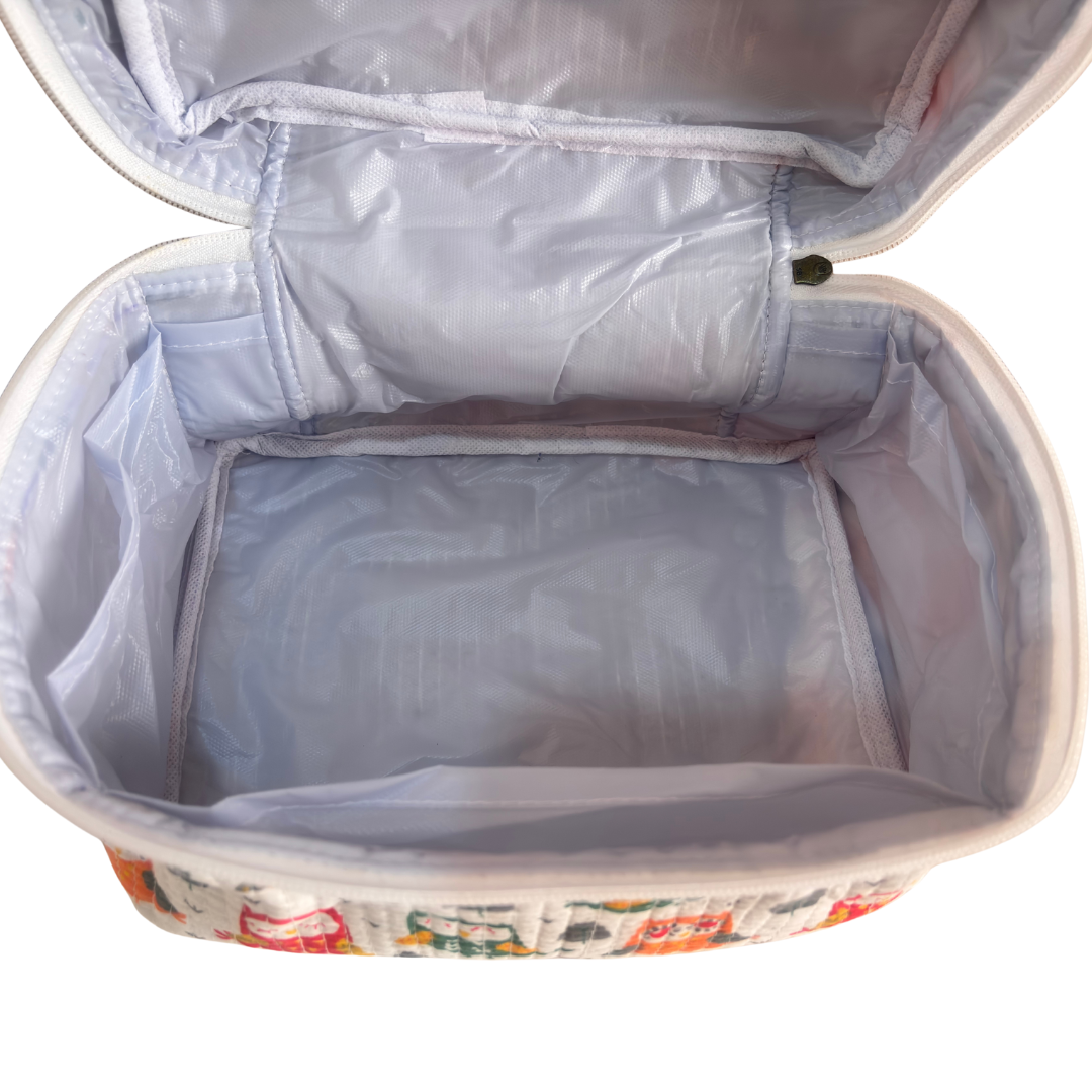 The House of RajPadmini Quilted Cotton Cosmetic Case