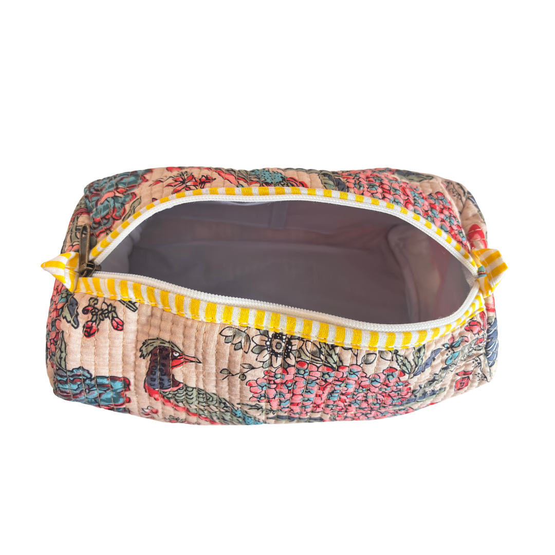 RajPadmini 4-in-1 Super Mom's Edition COMBO : Premium Quilted Tote Bag + 3 Waterproof Pouches = Your Complete Organization Solution!