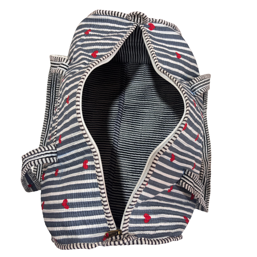 The Pushkar Balloon Quilted Heritage Duffle - Travel Ready Collection