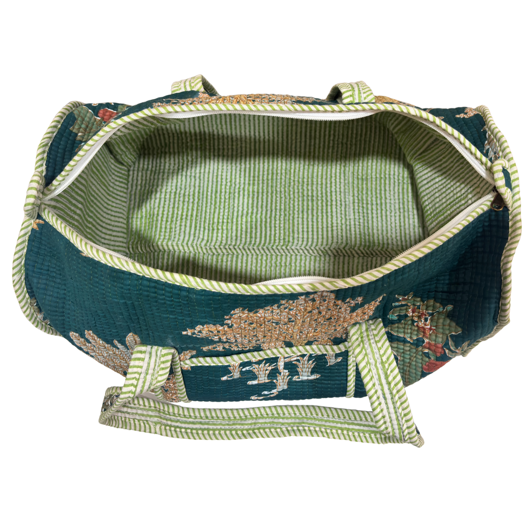 The Pushkar Balloon Quilted Heritage Duffle - Travel Ready Collection
