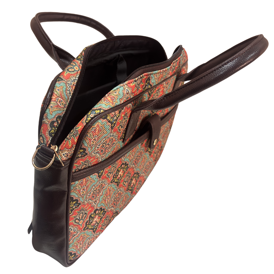 Unisex Laptop Bag | 19x17 inches |The House of RajPadmini
