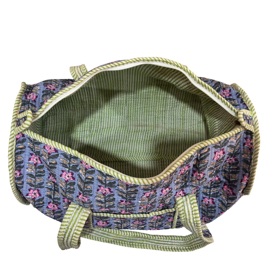 The Pushkar Balloon Quilted Heritage Duffle - Travel Ready Collection