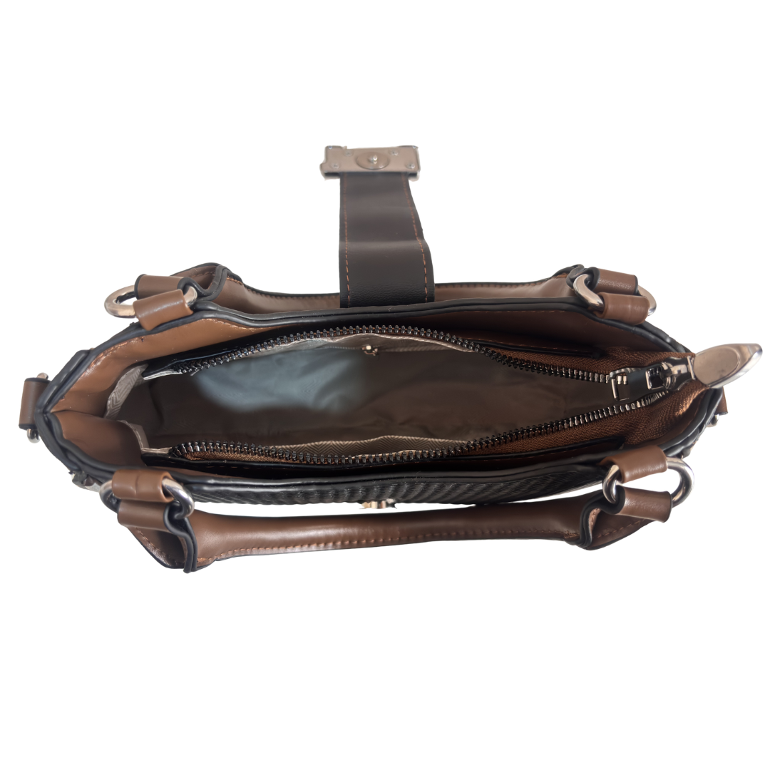 Top Handle Satchel Bag for Women | Classic Crossbody Sling Handbag for Office & Daily Wear | The House of RajPadmini