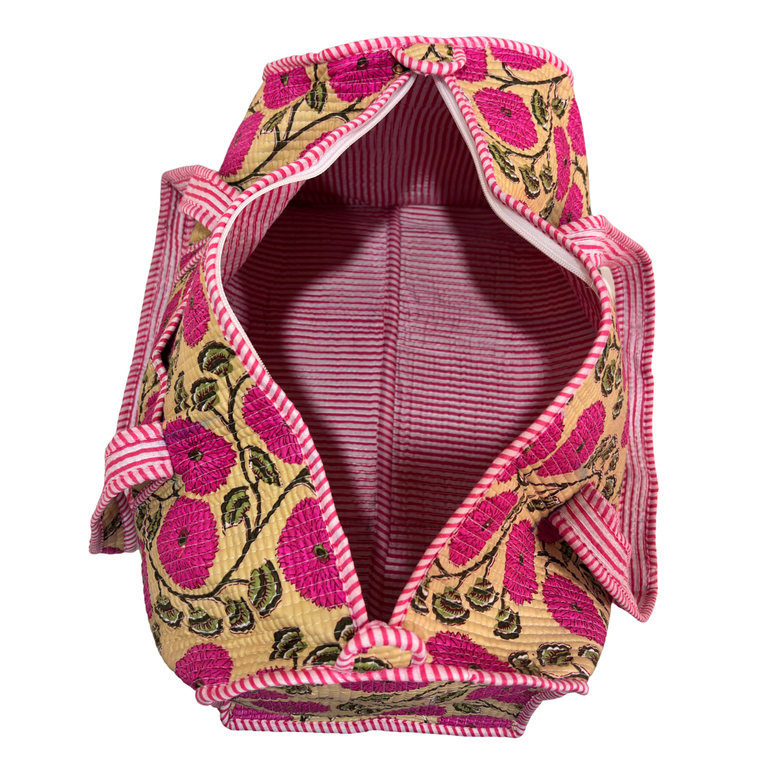The Pushkar Balloon Quilted Heritage Duffle - Travel Ready Collection
