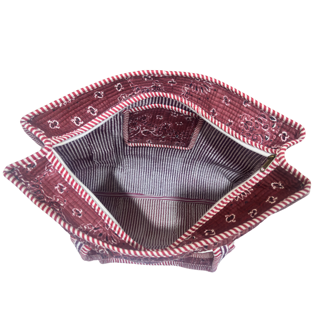 The Bazaar Bhoot Edition:- Premium Cotton Quilted Shopping Tote Bag