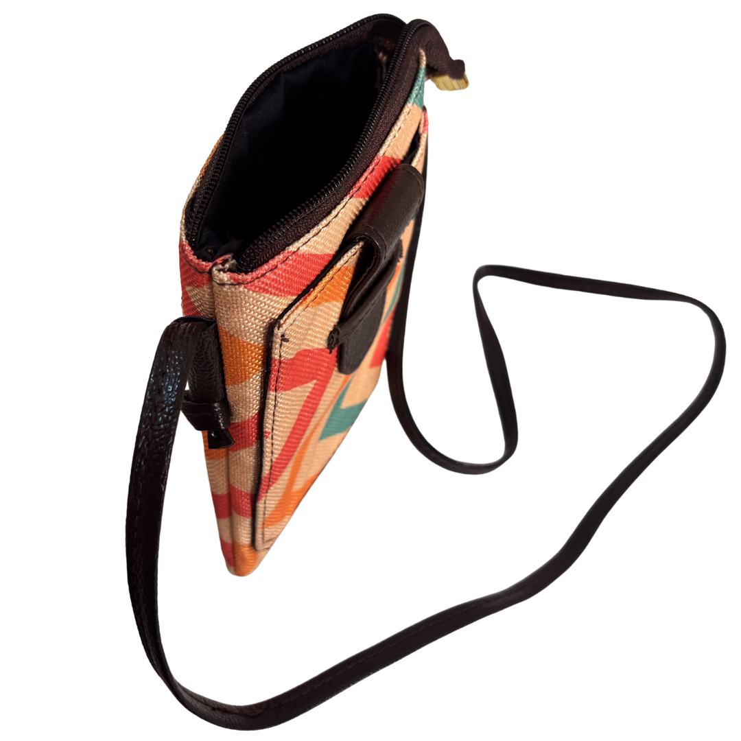 Mobile Sling Bag for Women | Printed Crossbody Phone Bag for Travel & Daily Use | The House of RajPadmini